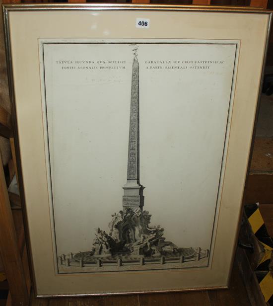 2 early engraving of obelisks